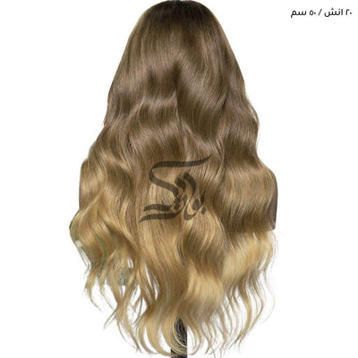 باروكة شعر طبيعي 100%  اشقر شعر اوروبي دانتيل سويسري في السعودية