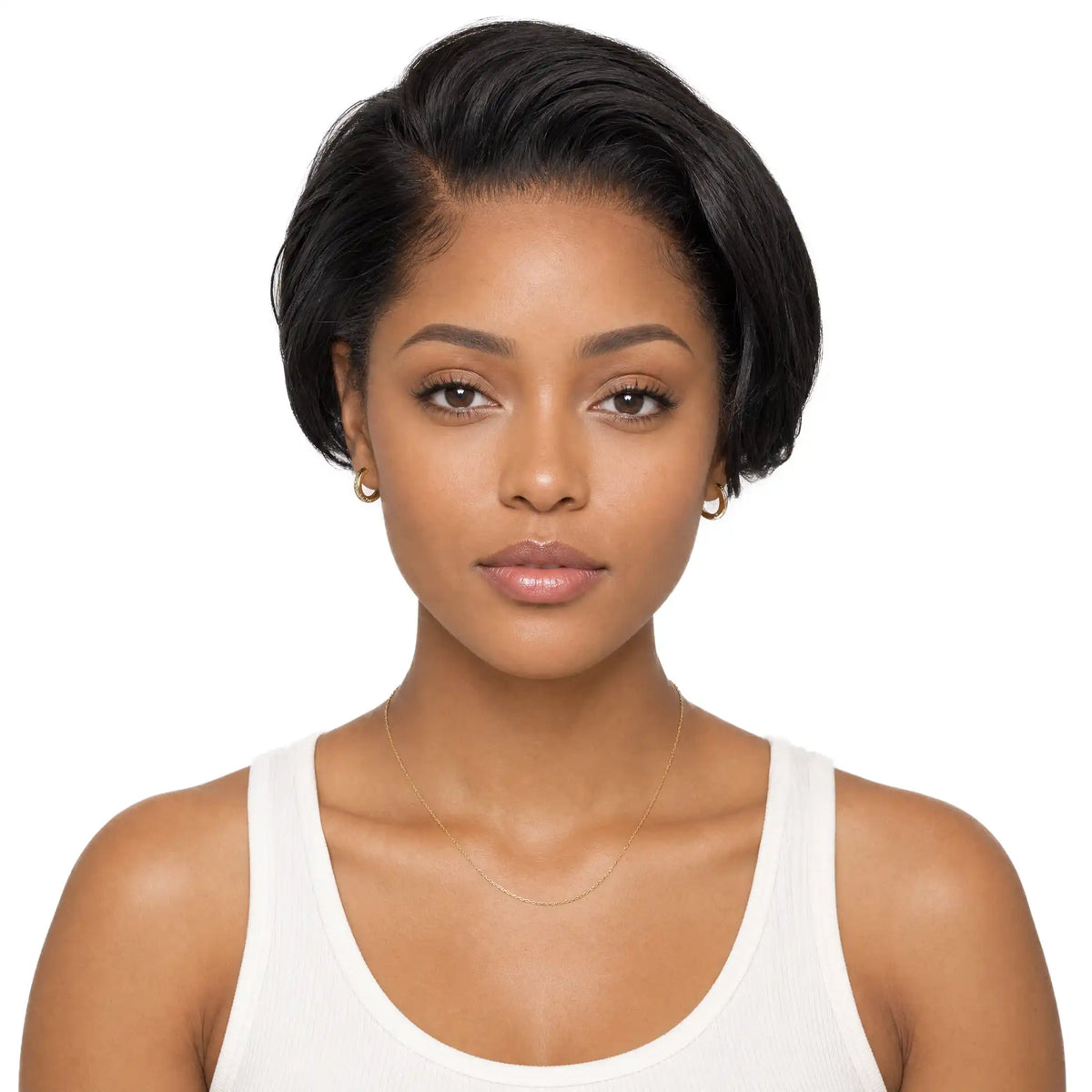Raya: 100% Remy 8-Inch Lace Front Wig – Natural Style, Perfect Fit