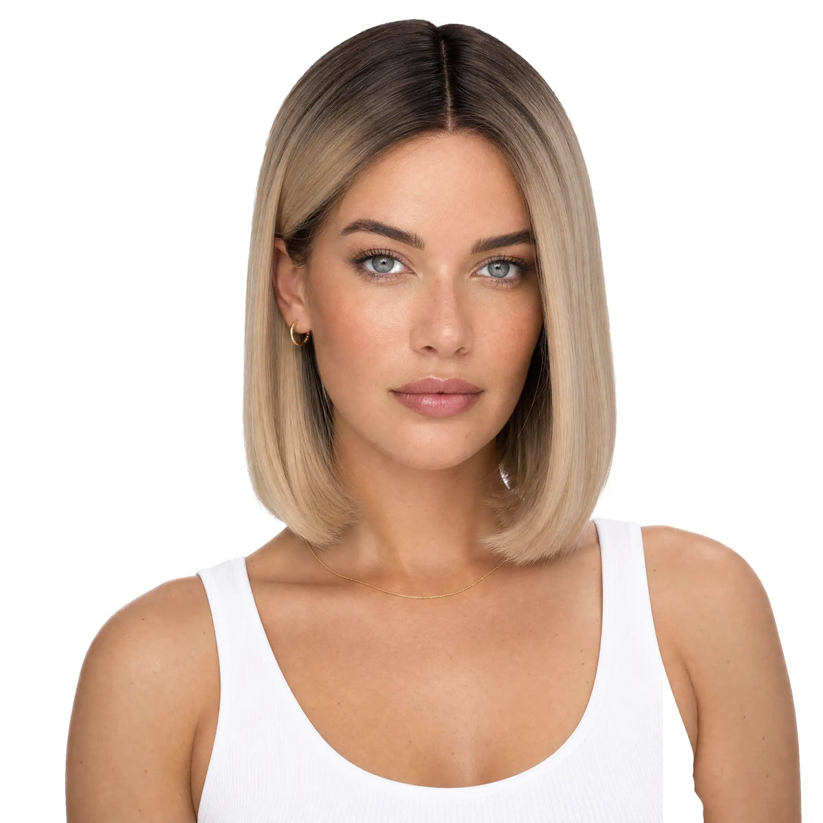 Sandy Bob Wig: 100% European Remy Hair with Swiss Lace