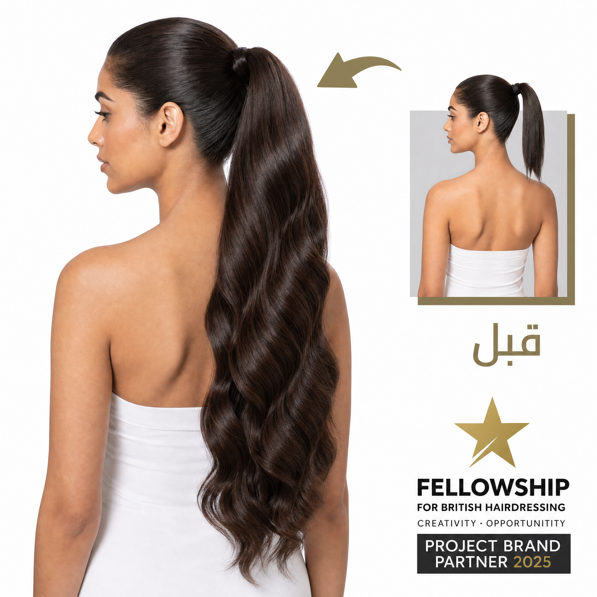 Ponytail Hair Extension – 100% Remy Human Hair for Natural Volume and Effortless Length
