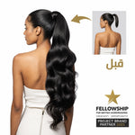 Ponytail Hair Extension – 100% Remy Human Hair for Natural Volume and Effortless Length
