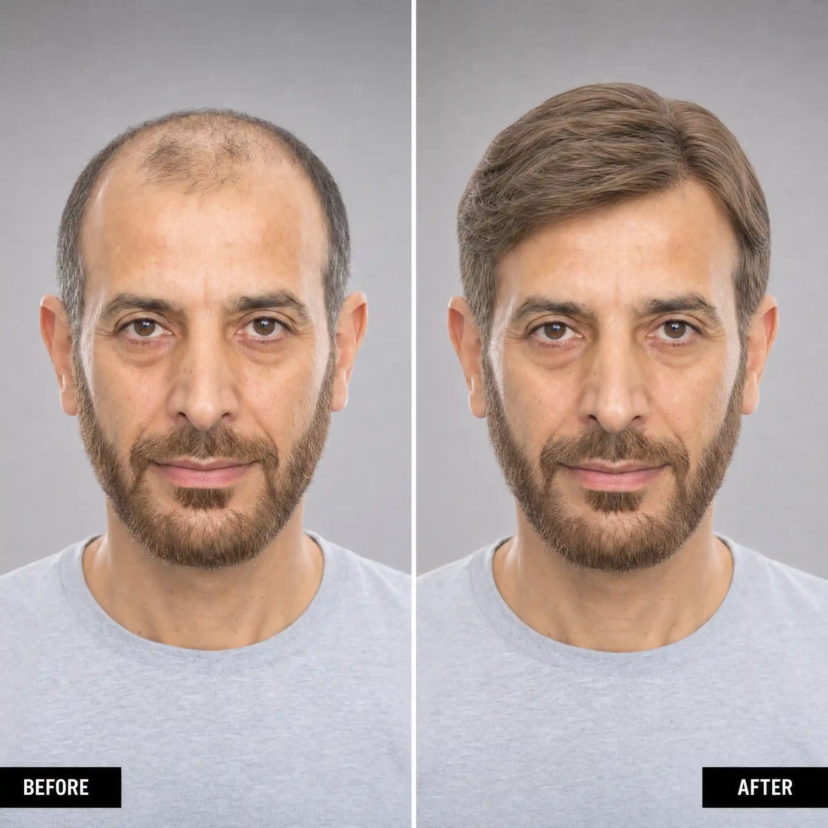 Men’s Wig Hair with French Lace in Body with Skin
