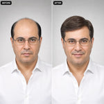 Men’s Wig Hair with French Lace in Body with Skin