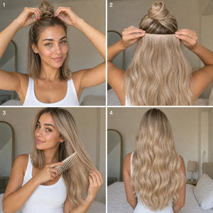 9-Piece Clip-In Extensions: Instant Volume, Length, and Confidence