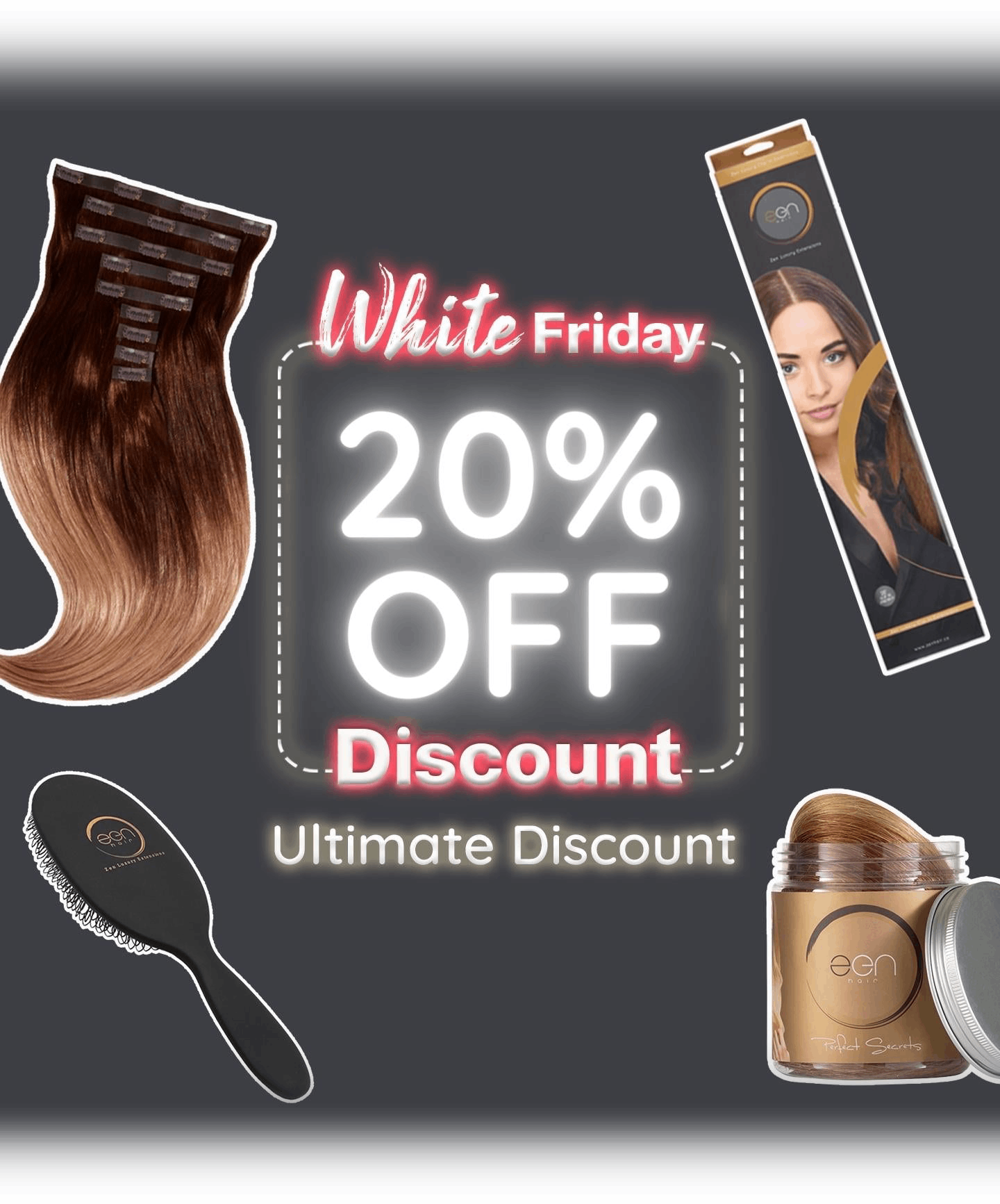 Still waiting on hair to grow?</br> Get longer, thicker hair in 10 minutes with 100% Remy clip-ins