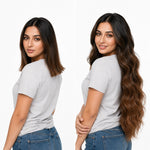 Invisible Tape-In Hair Extensions | 100% Remy Human Hair, Hair-Covered Tabs