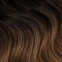 Dark brown to chocolate ombré
