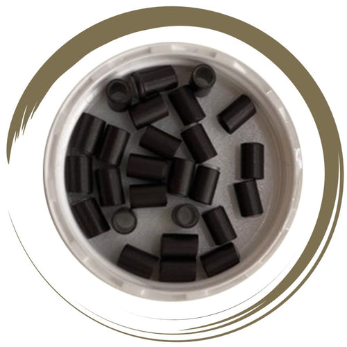 حلقات سيليكون لتركيب وصلات شعر بالخرز