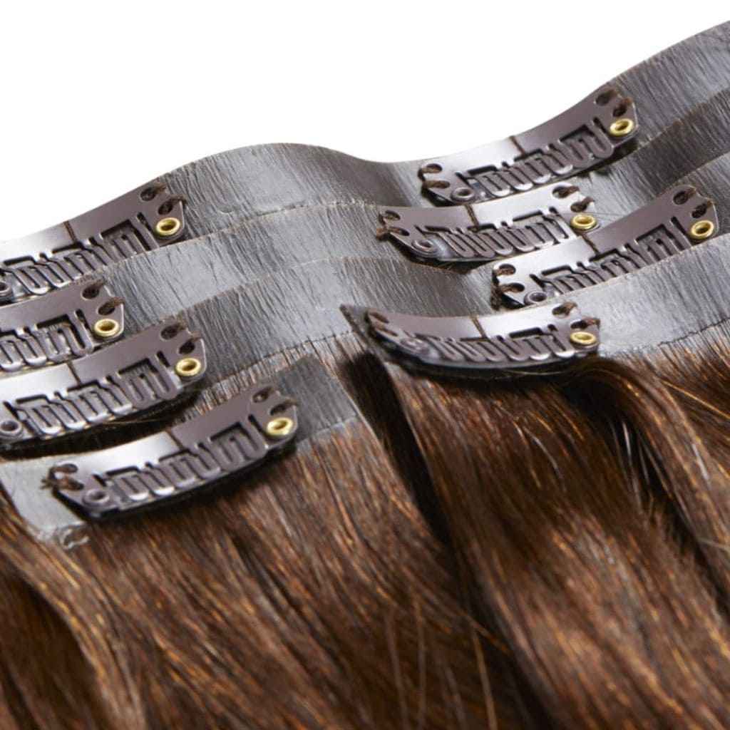 وصلات شعر طبيعي - اكستنشن كلبسات (٩ قطع)