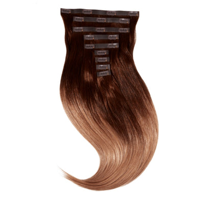 Clip in Hair Extensions Package - Free Hanger & Paddle Brush