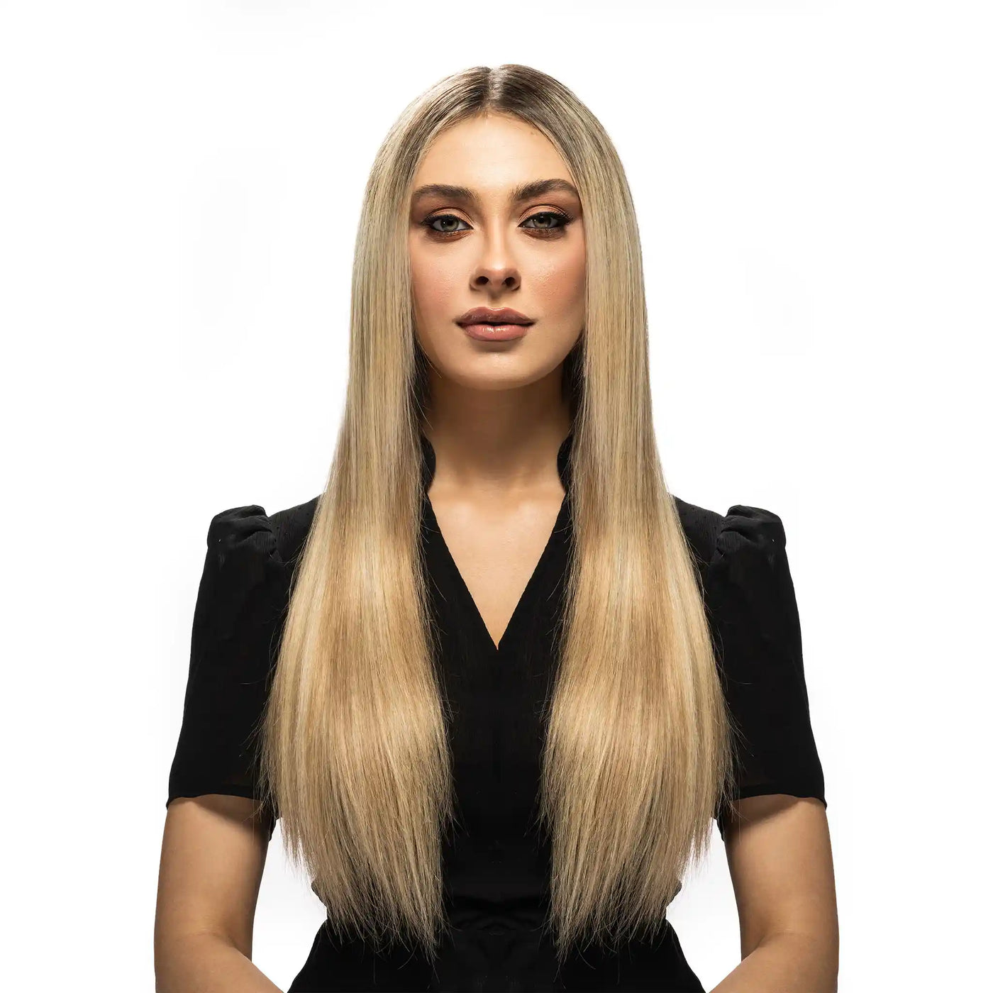 Clip in Hair Extensions Package - Free Hanger & Paddle Brush