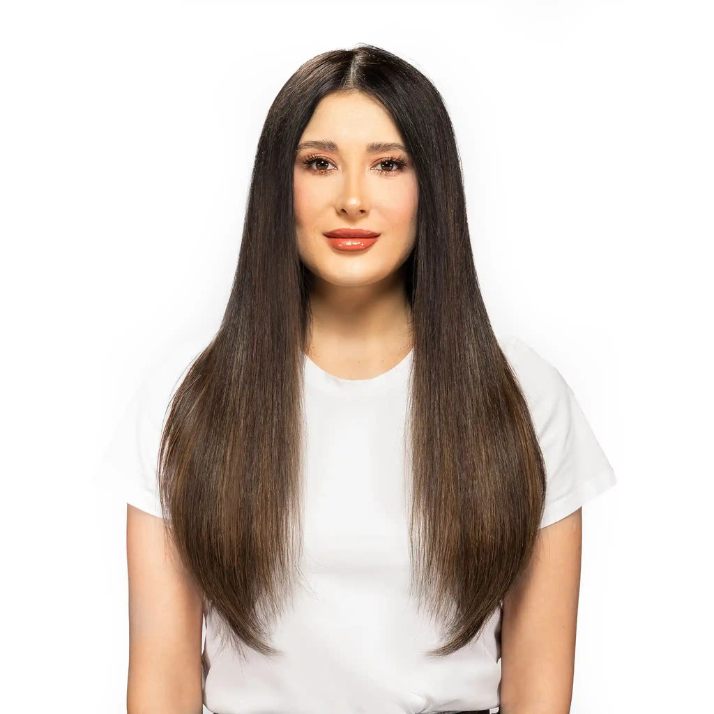 الصورة قبل وبعد استخدام زن هير