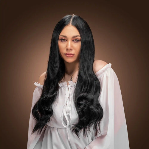 وصلات شعر طبيعي 100% بالكيراتين في السعودية