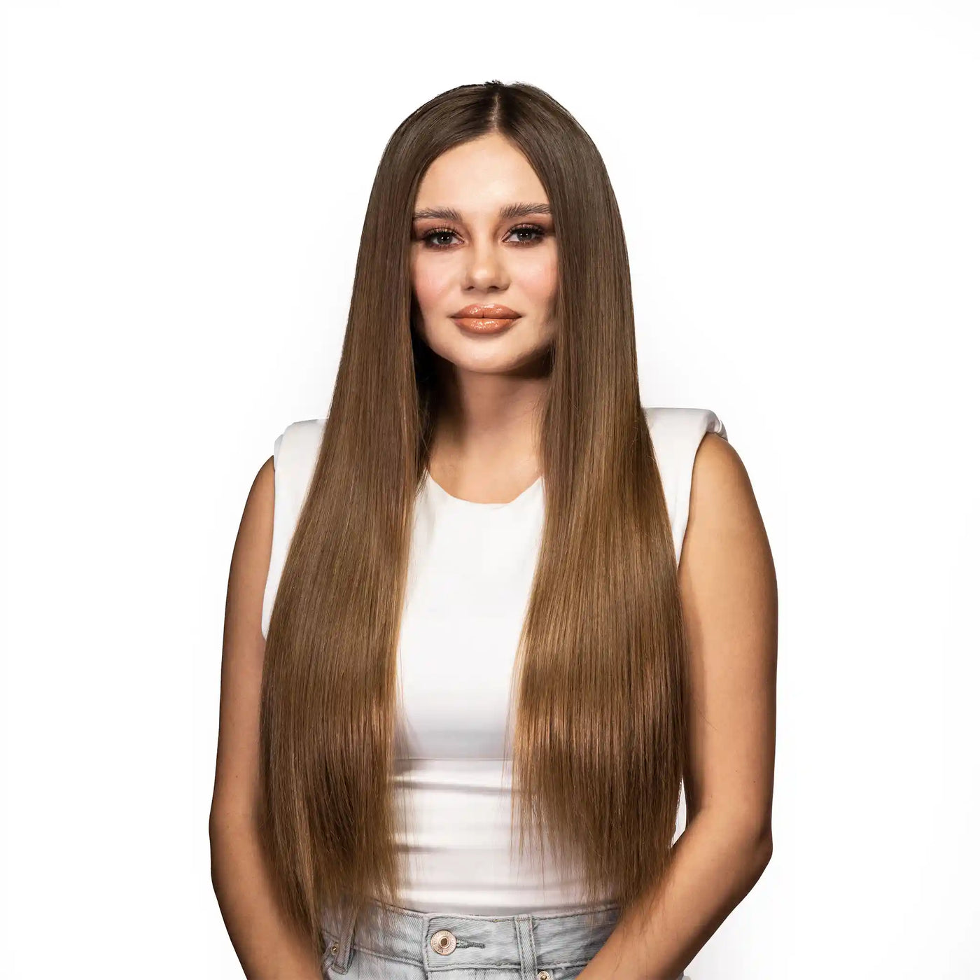 Golden Offer - Clip in Hair Extensions (9 Pieces) 24 inch