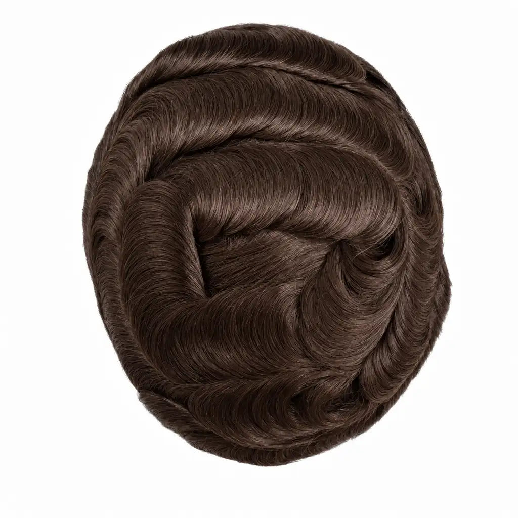 Men’s Wig Hair with French Lace in Body with Skin