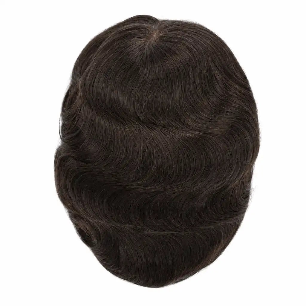 Men’s Wig Hair with French Lace in Body with Skin