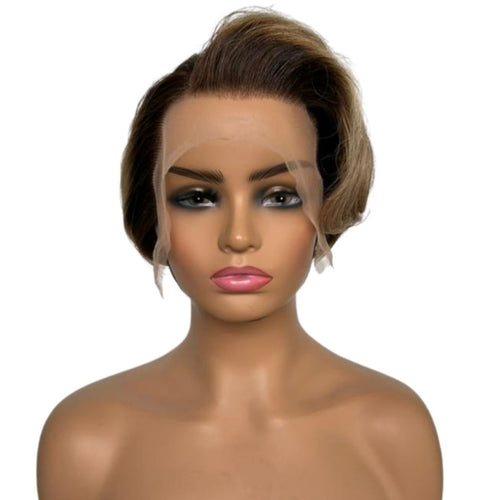 باروكة شعر طبيعي قصيرة دانتيل امامي في الرياض