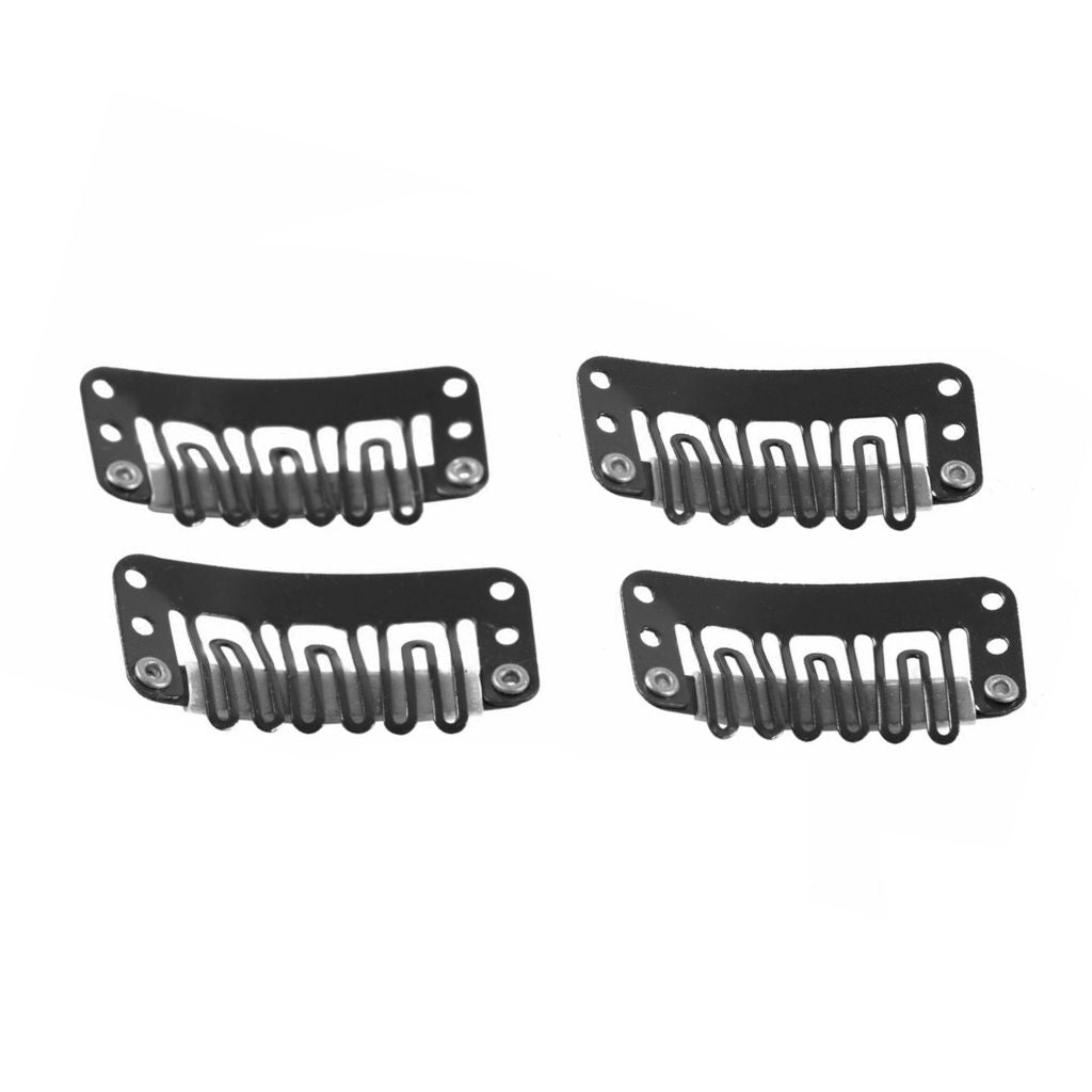 Snap Comb Clip-On Pieces – 4-Piece Set