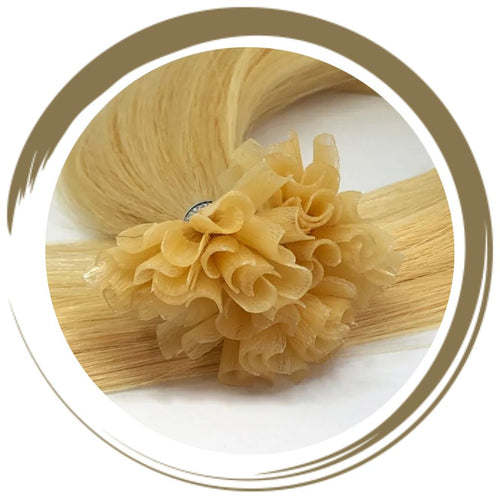 وصلات شعر طبيعي 100% بالكيراتين في السعودية